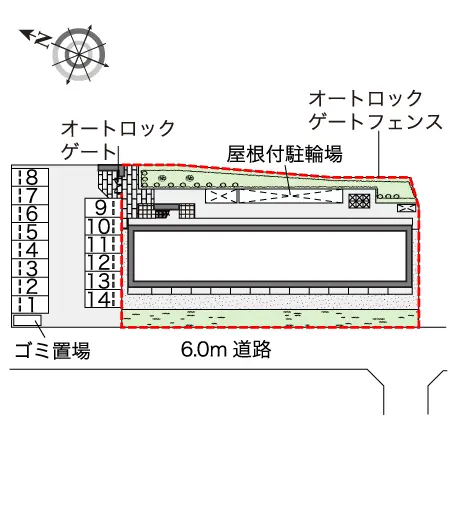 ★手数料０円★松戸市千駄堀　月極駐車場（LP）